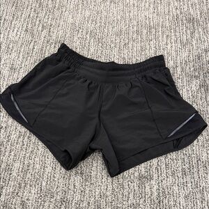 Lululemon Hotty Hot 4” Women's Black Athletic Shorts